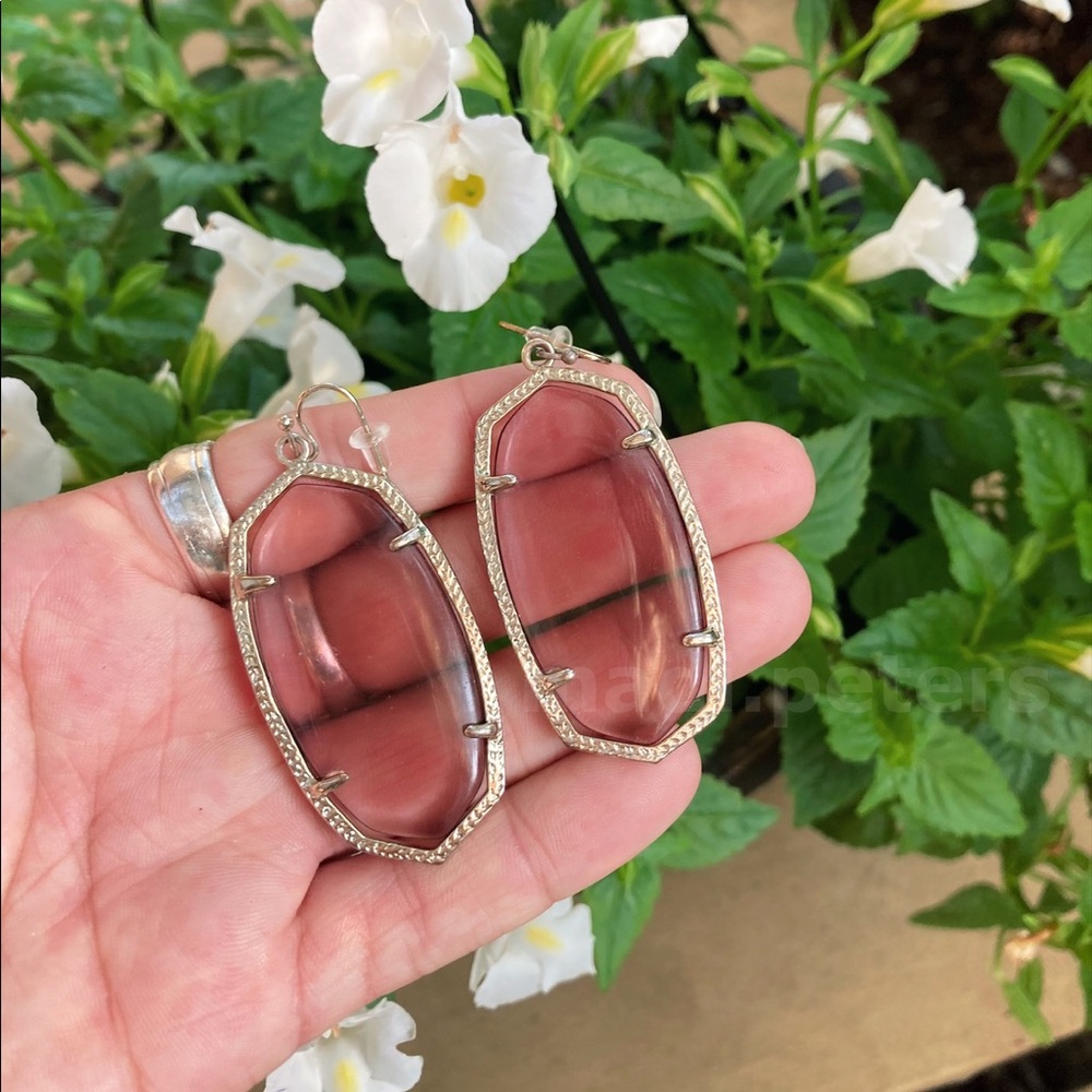 Kendra Scott Danielle Earrings in Clear Amethyst